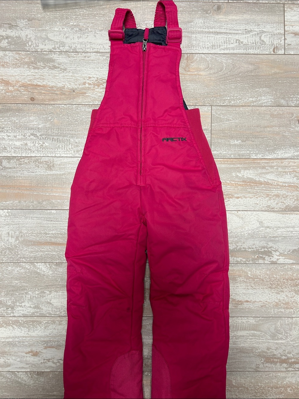 Arctic Kids Magenta Snow Overalls. Size xxs